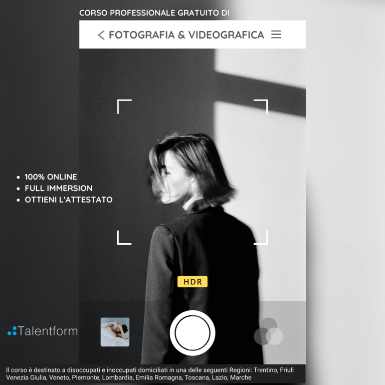 Fotografia e Videografica, corso gratis, in aula virtuale, edizione del 12 maggio 2022 18 fotografia videografica3
