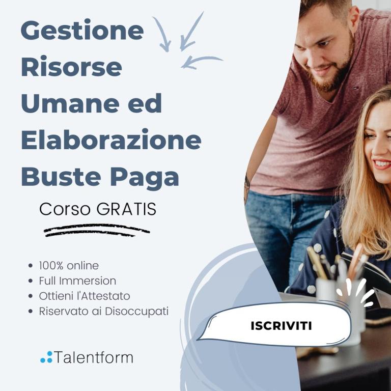 Gestione Risorse Umane ed Elaborazione Buste Paga, corso gratis, edizione del 16 marzo 2022 38 Gestione Risorse Umane ed Elaborazione Buste Paga 1