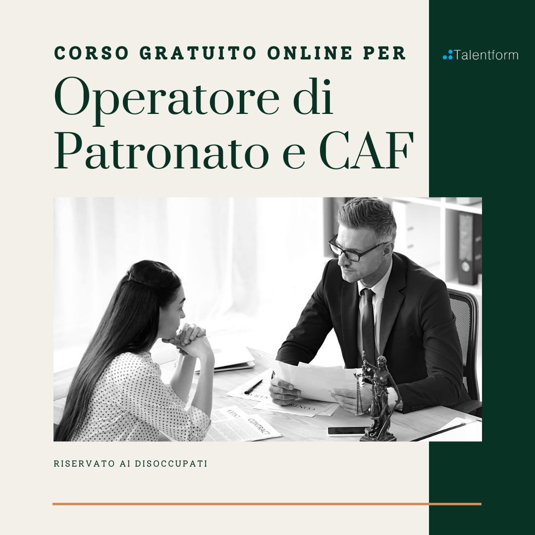 Operatore di Patronato e CAF