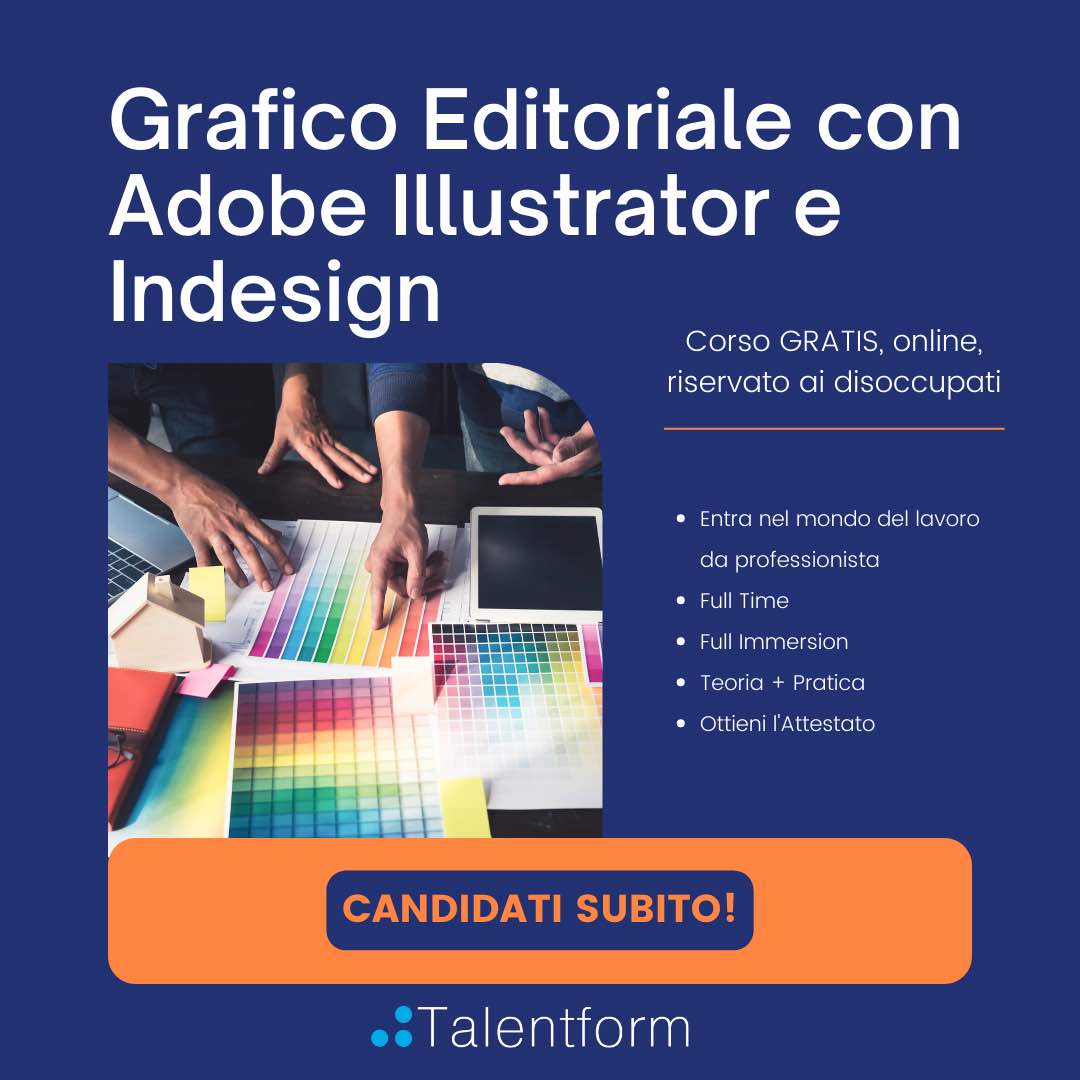 Grafico Editoriale con Adobe Illustrator e Indesign 1