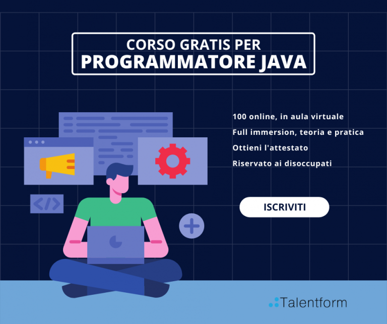 Programmatore JAVA (corso GRATIS, a distanza, in aula virtuale), edizione del 6 giugno 2022 35 java6