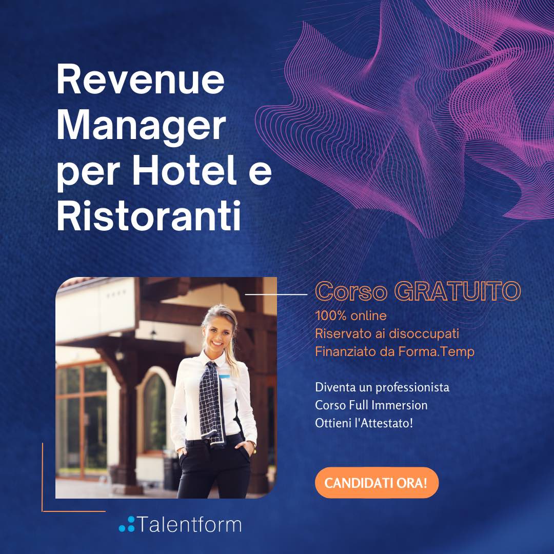 Revenue Manager per Hotel e Ristoranti 6