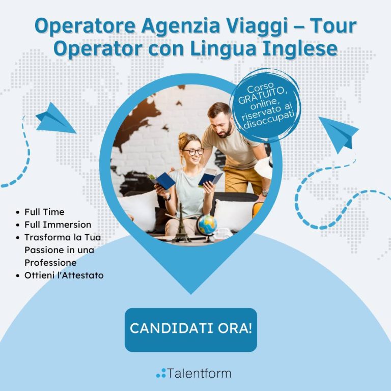 Operatore Agenzia Viaggi – Tour Operator con Lingua Inglese (corso GRATUITO a distanza, in aula virtuale), edizione del 14 settembre 2022 48 Operatore Agenzia Viaggi – Tour Operator con Lingua Inglese2