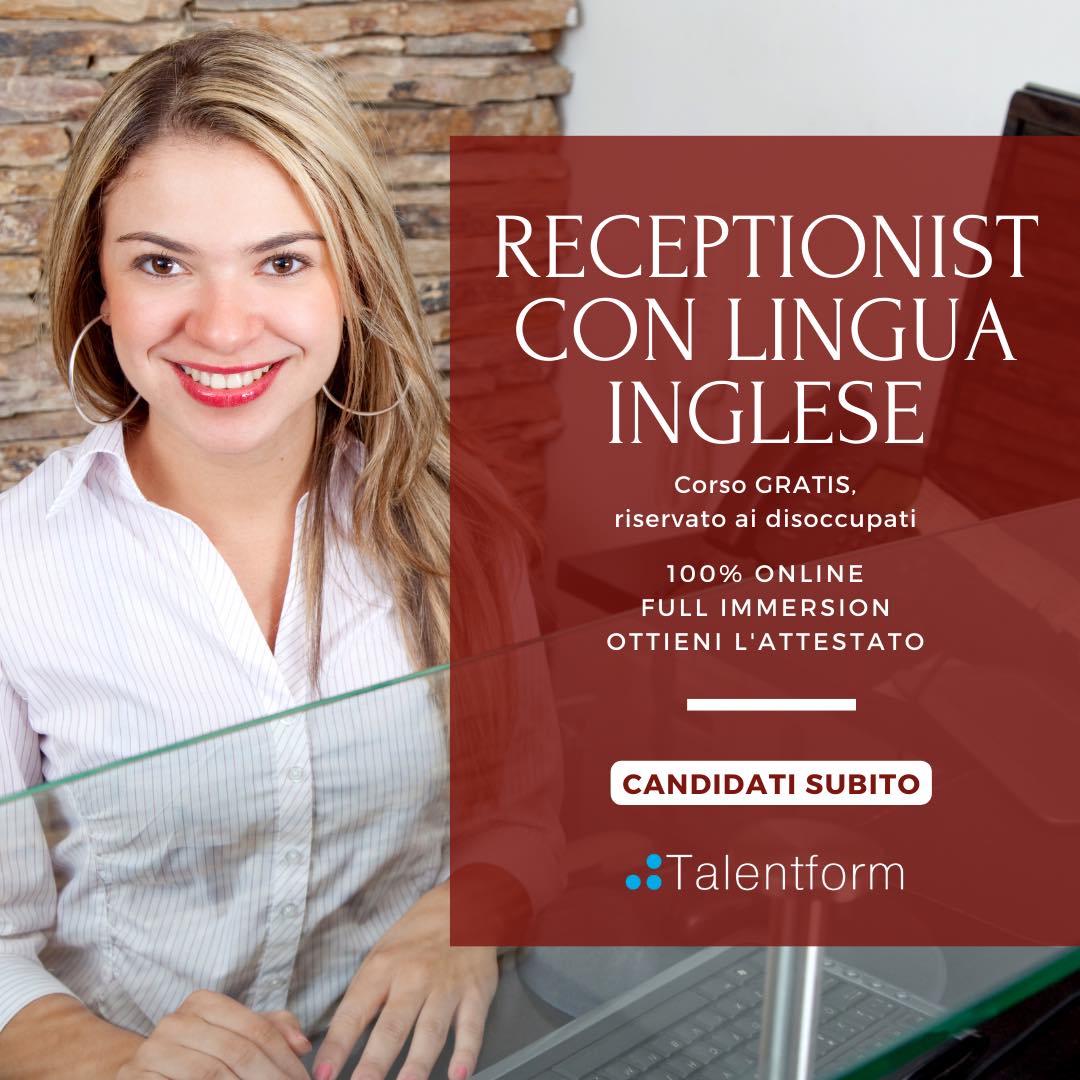 Receptionist con Lingua Inglese 3
