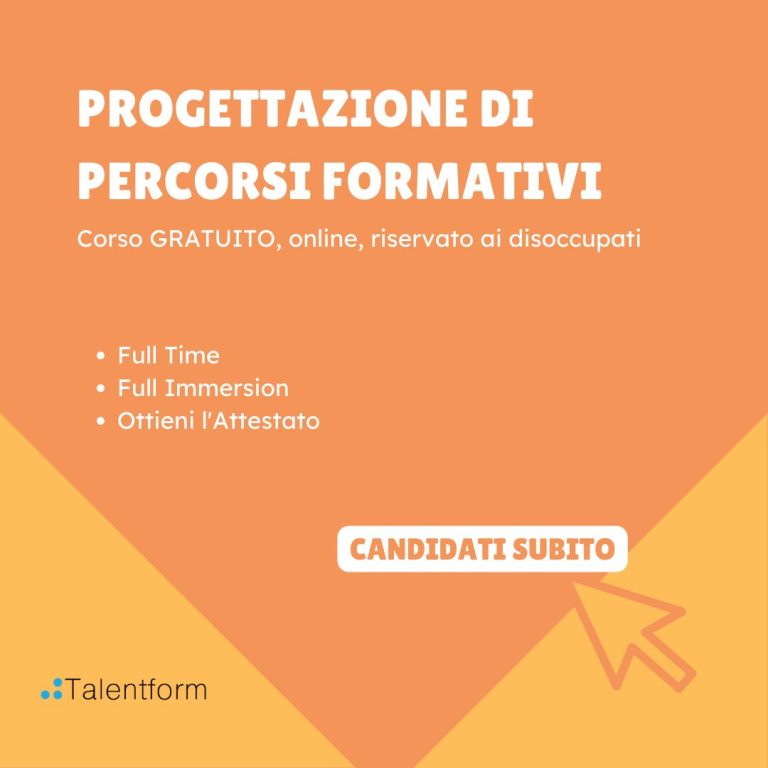 Progettazione di Percorsi Formativi