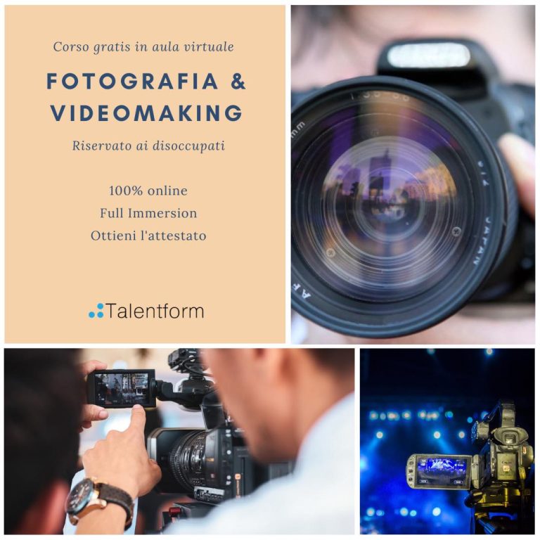 Fotografia e Videomaking (corso GRATUITO a distanza, in aula virtuale), edizione del 4 novembre 2022 21 FOTOGRAFIA VIDEOMAKING 1