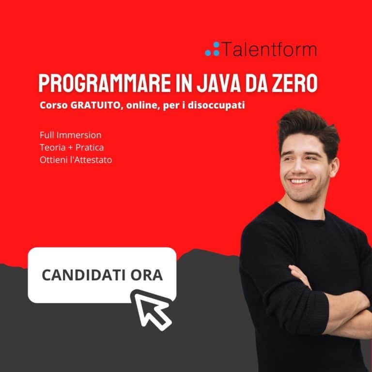 Programmare in Java da Zero (corso GRATUITO a distanza, in aula virtuale), edizione del 23 febbraio 2023 26 Programmare in Java da Zero4