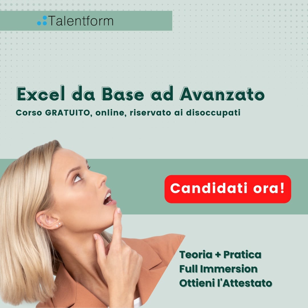 excel corso gratis