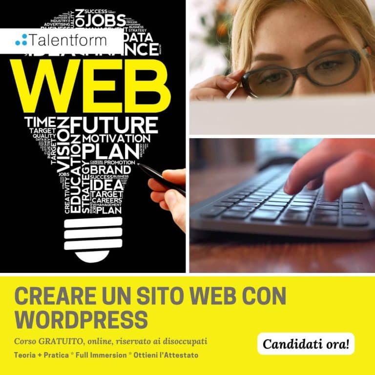 Creare un Sito Web con WordPress (corso GRATUITO a distanza, in aula virtuale), edizione del 11 gennaio 2023 37 wordpress5