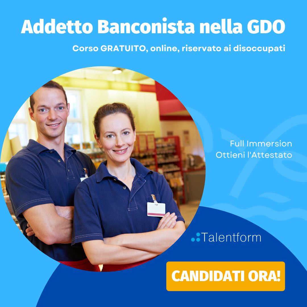 Addetto Banconista nella GDO19