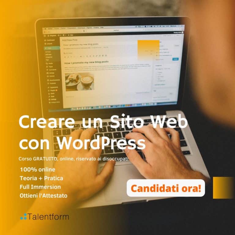 Creare un Sito Web con WordPress (corso GRATUITO a distanza, in aula virtuale), edizione del 02 febbraio 2023 36 corso wordpress gratis