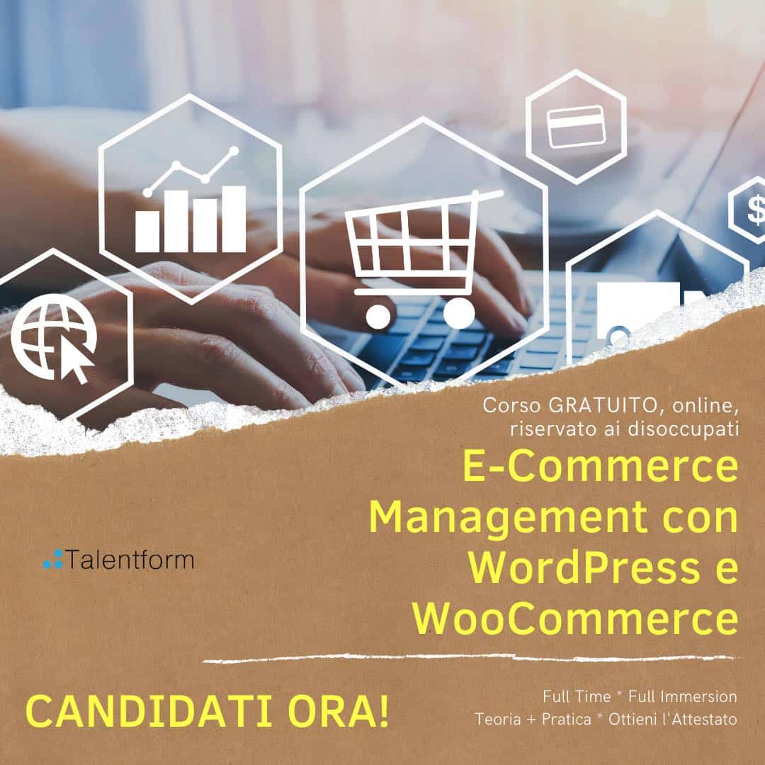 E Commerce Management con WordPress e WooCommerce4