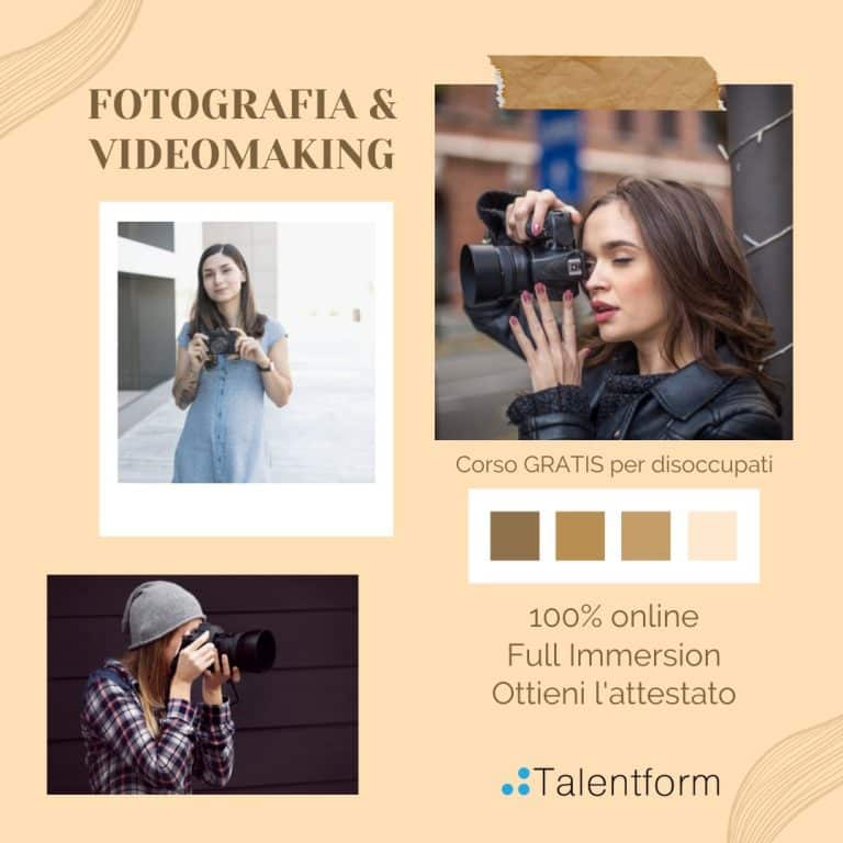 Fotografia e Videomaking (corso GRATUITO a distanza, in aula virtuale), edizione del 30 gennaio 2023 20 FOTOGRAFIA VIDEOMAKING 9