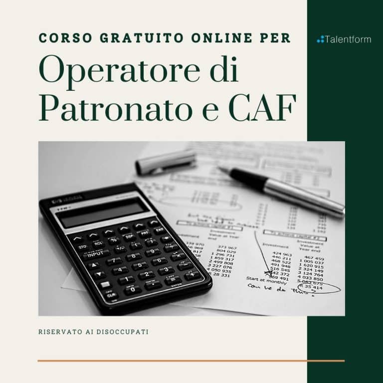 Operatore di Patronato e CAF (corso GRATUITO a distanza, in aula virtuale), edizione del 13 febbraio 2023 41 Operatore di Patronato e CAF3