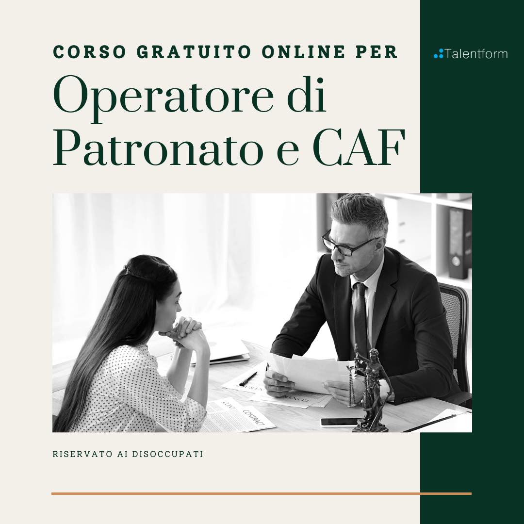 Operatore di Patronato e CAF