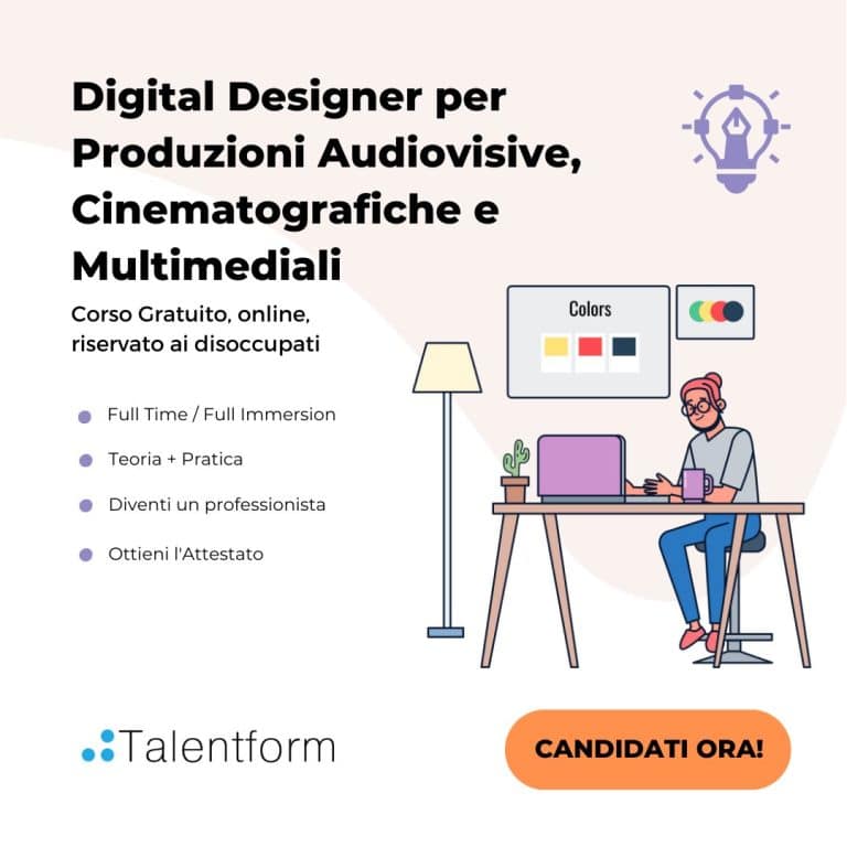 Digital Designer per Produzioni Audiovisive Cinematografiche e Multimediali3