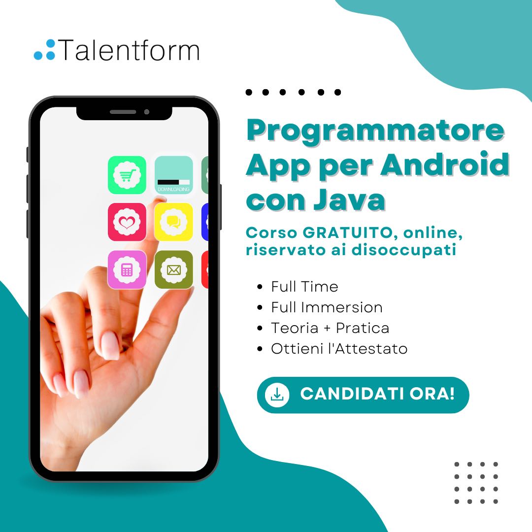 Programmatore App per Android con Java8