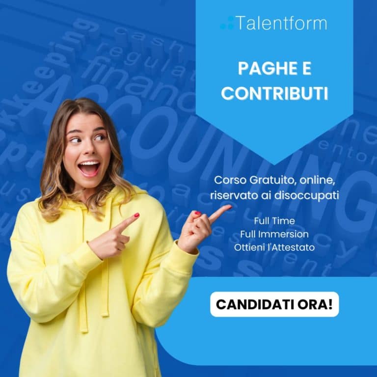 Addetto Contabilità, Paghe e Contributi (corso GRATUITO a distanza, in aula virtuale), edizione del 25 marzo 2024 9 Paghe e Contributi 1