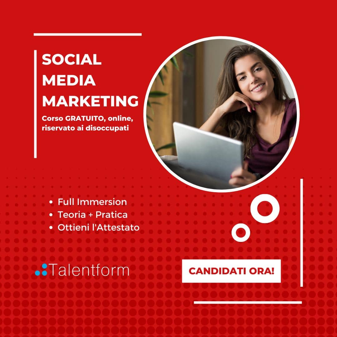 social media marketing corso gratuito