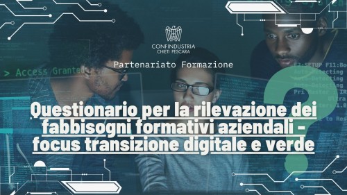 Transizione digitale e verde: partecipa alla survey sui fabbisogni formativi aziendali 36 survey