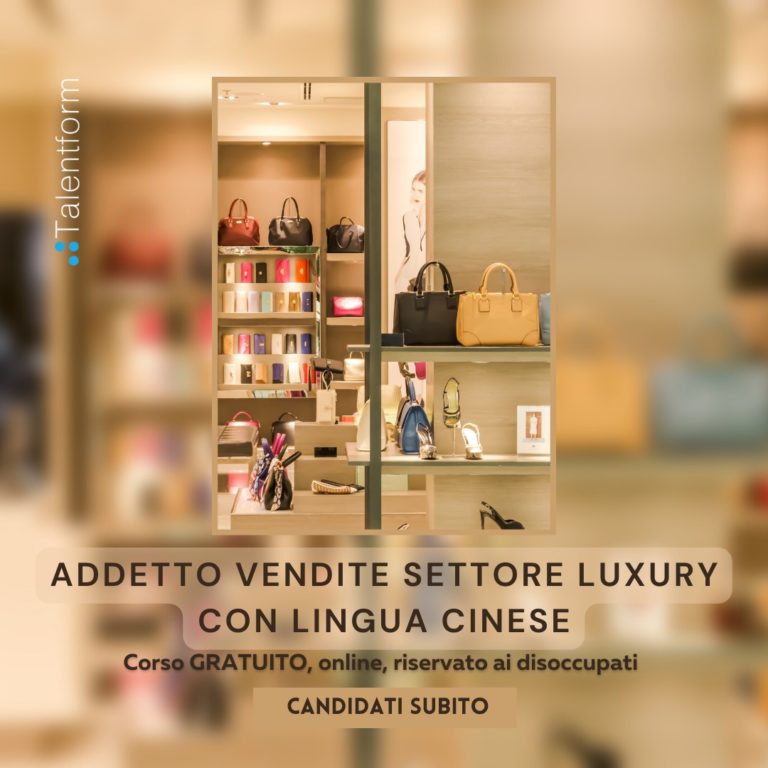 Addetto Vendite Settore Luxury con Lingua Cinese2