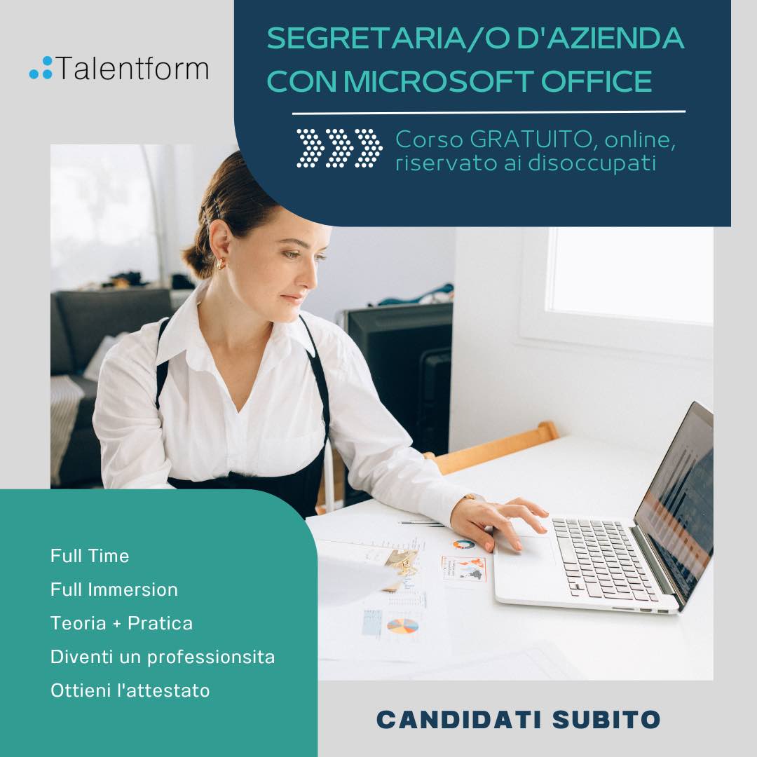 Segretariao d Azienda con Microsoft Office3