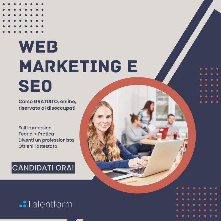 Web Marketing e SEO (corso GRATUITO a distanza, in aula virtuale), edizione del 30 giugno 2023 22 2 copia 3
