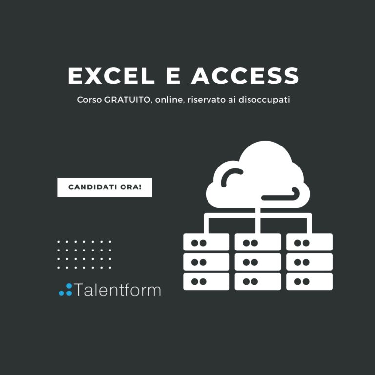 Excel e Access (corso GRATUITO, a distanza, in aula virtuale), edizione del 27 ottobre 2023 9 Excel e Access 2