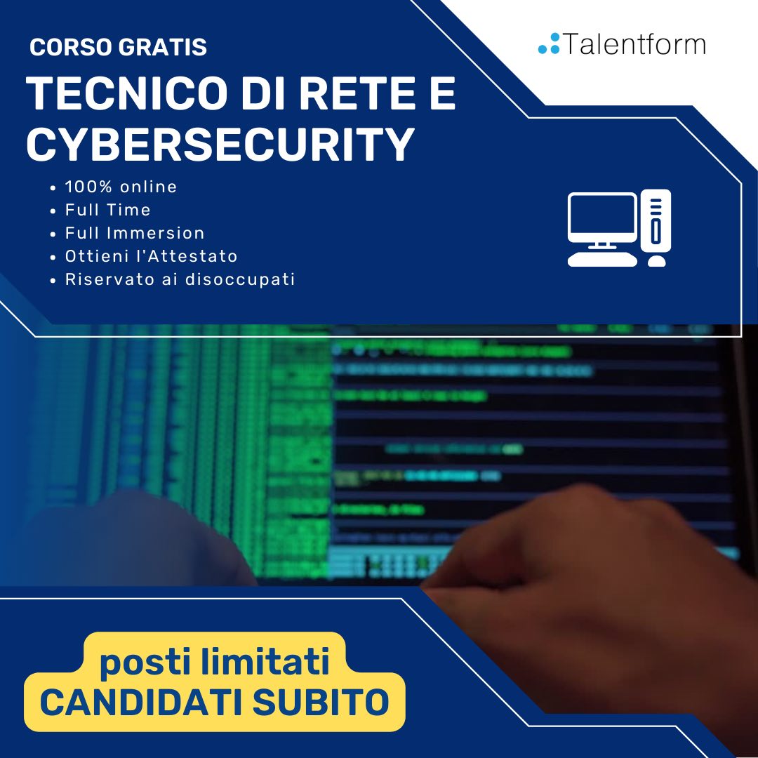 Tecnico di Rete e Cybersecurty 1