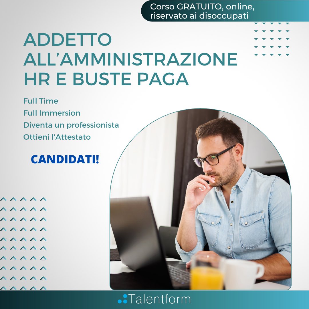 Addetto allamministrazione HR e buste paga1