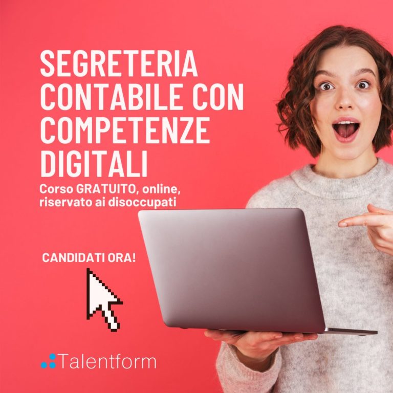 Addetto alla Segreteria Contabile con competenze digitali (corso GRATUITO a distanza, in aula virtuale), edizione del 16 ottobre 2023 24 Addetto alla Segreteria contabile con competenze digitali