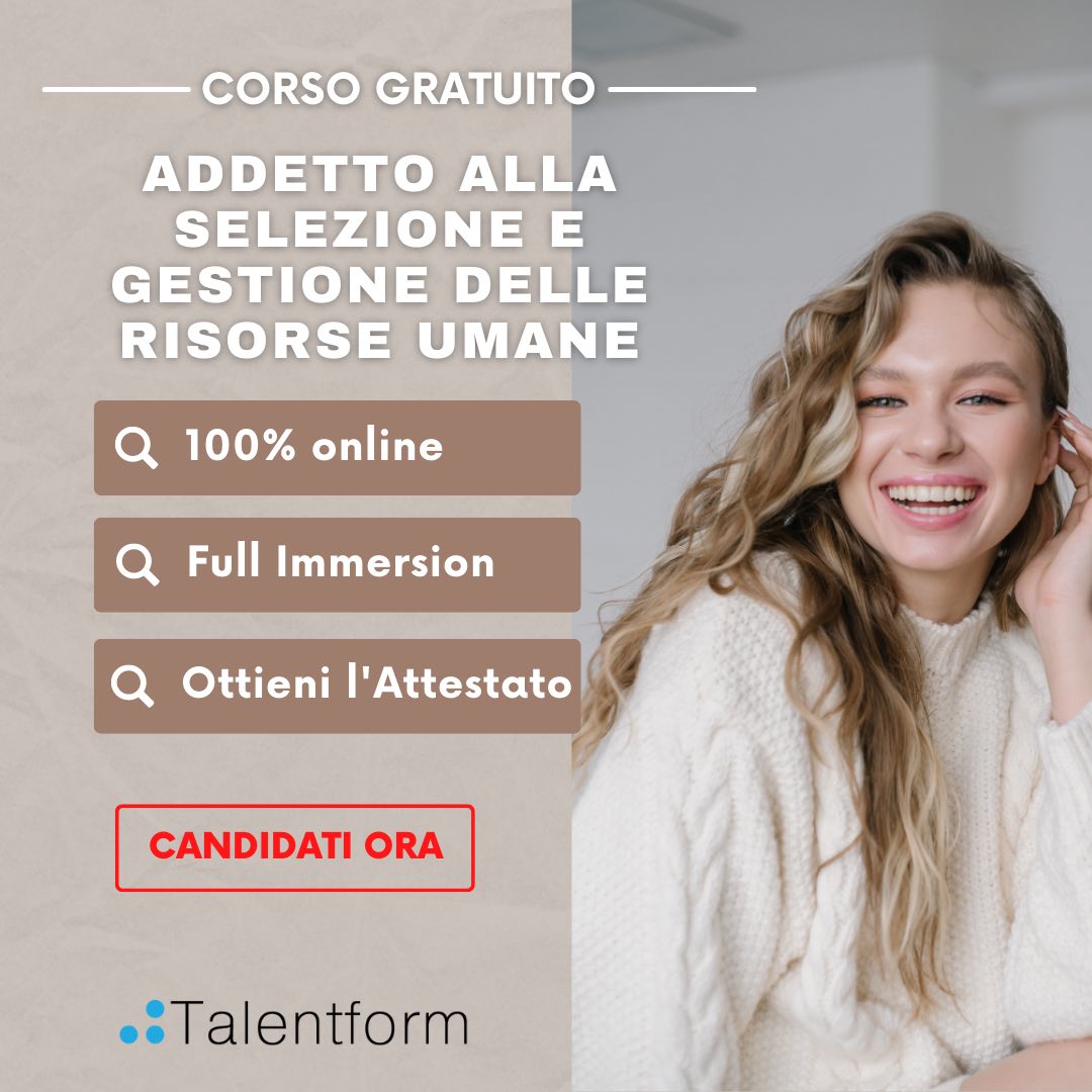 Addetto alla Selezione e Gestione delle Risorse Umane1
