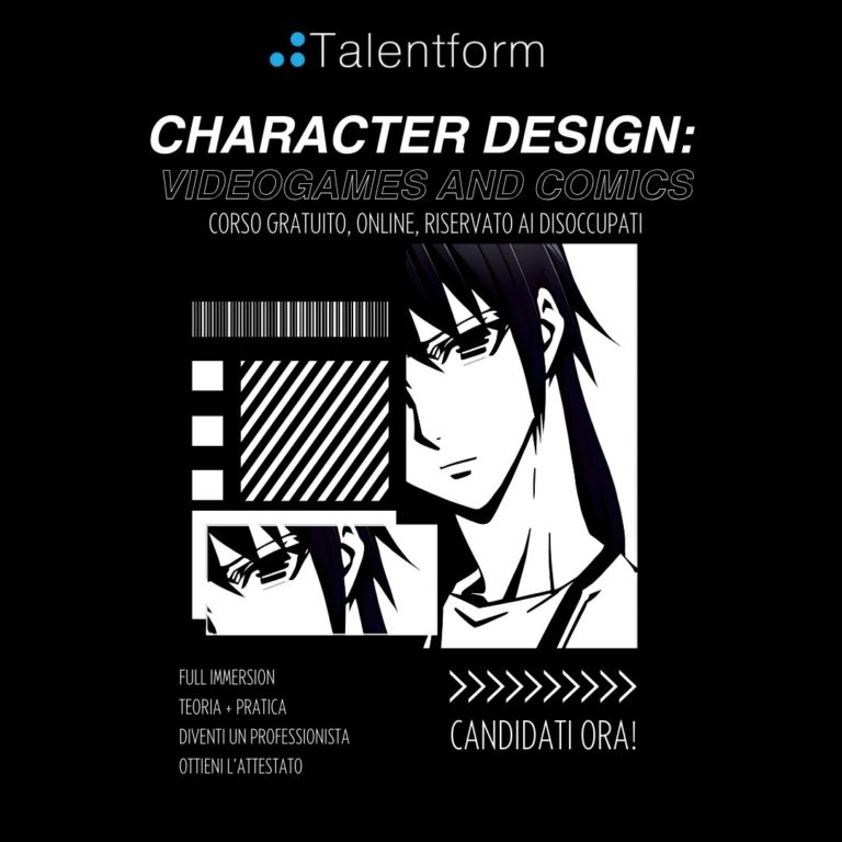 Character Design: Videogames and Comics (corso GRATUITO a distanza, in aula virtuale), edizione del 07 novembre 2023 3 Character Design videogames and comics 2