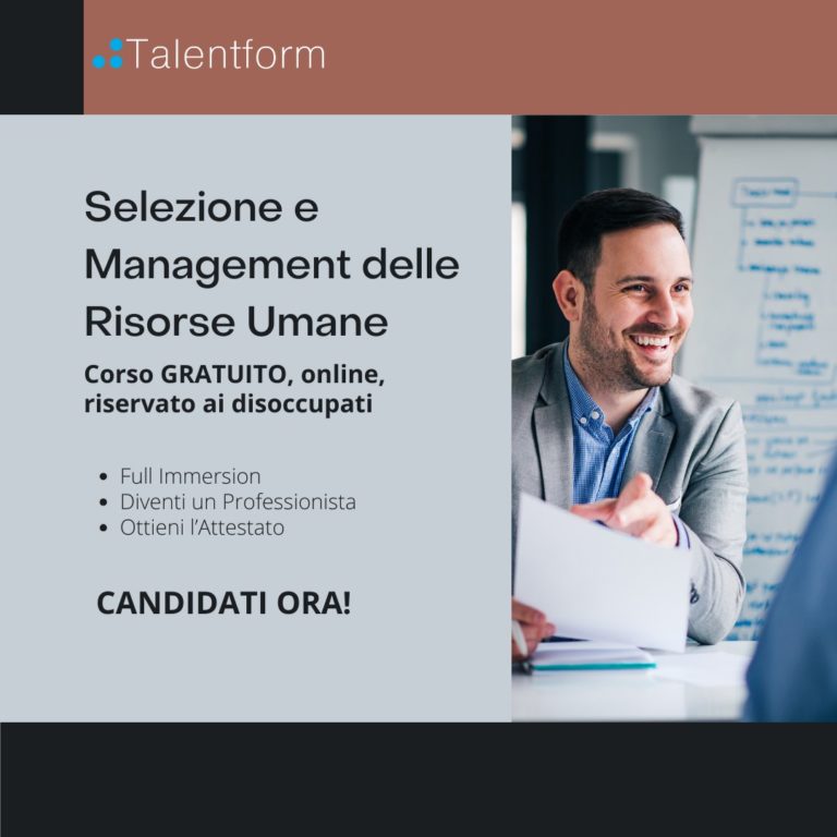 Selezione e Management delle Risorse Umane (corso GRATUITO a distanza, in aula virtuale), edizione del 04 ottobre 2023 14 Selezione e Management delle Risorse Umane 2