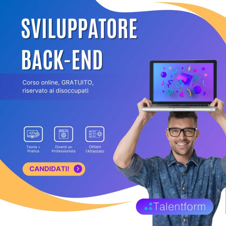 sviluppatore back end 8