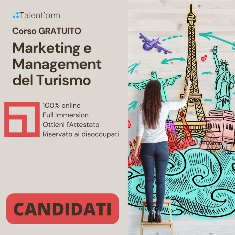 Marketing e Management del Turismo (corso GRATUITO a distanza, in aula virtuale), edizione del 06 novembre 2023 17 Marketing e Management del Turismo 8