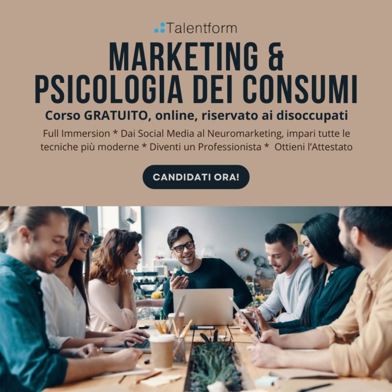 Marketing e Psicologia dei Consumi (corso GRATUITO a distanza, in aula virtuale), edizione del 30 ottobre 2023 16 Marketing e Psicologia dei Consumi 4