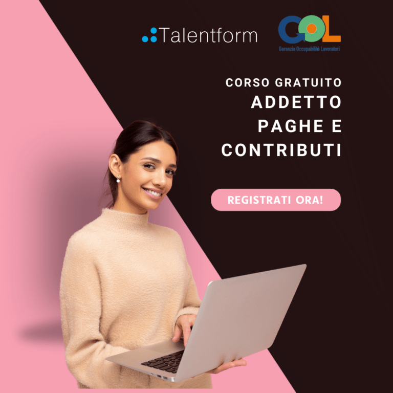 Addetto Paghe e Contributi - Corso Gratuito, in presenza, a Roma 14 Addetto Paghe e Contributi