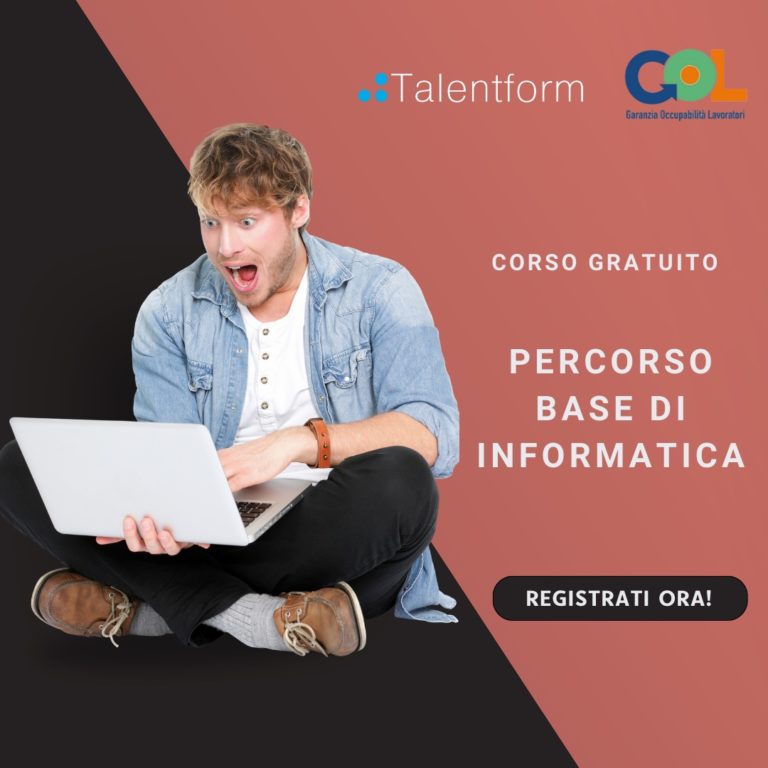 Percorso Base di Informatica – Corso Gratuito con Indennità di Frequenza (in presenza, a Taranto) 19 gol puglia inf base