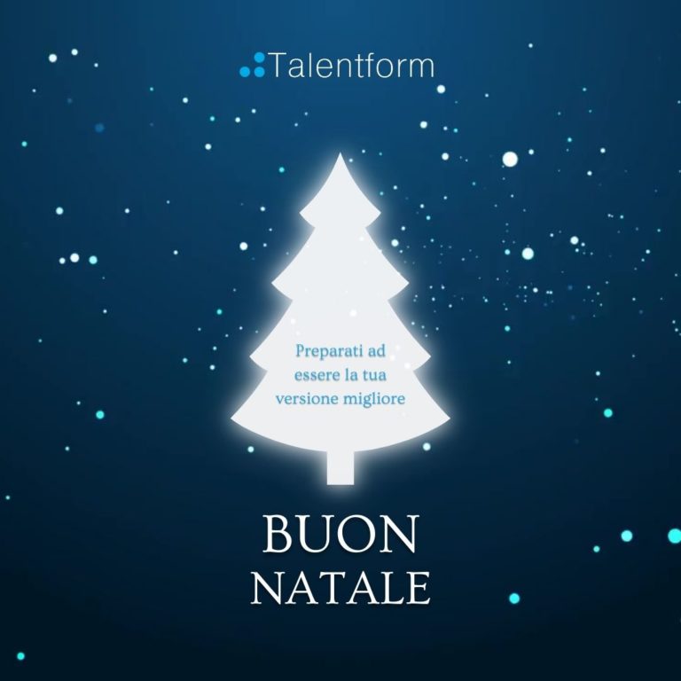 Natale 2023: la tua versione migliore 30 Buon natale Talentform 1080 x 1080 px