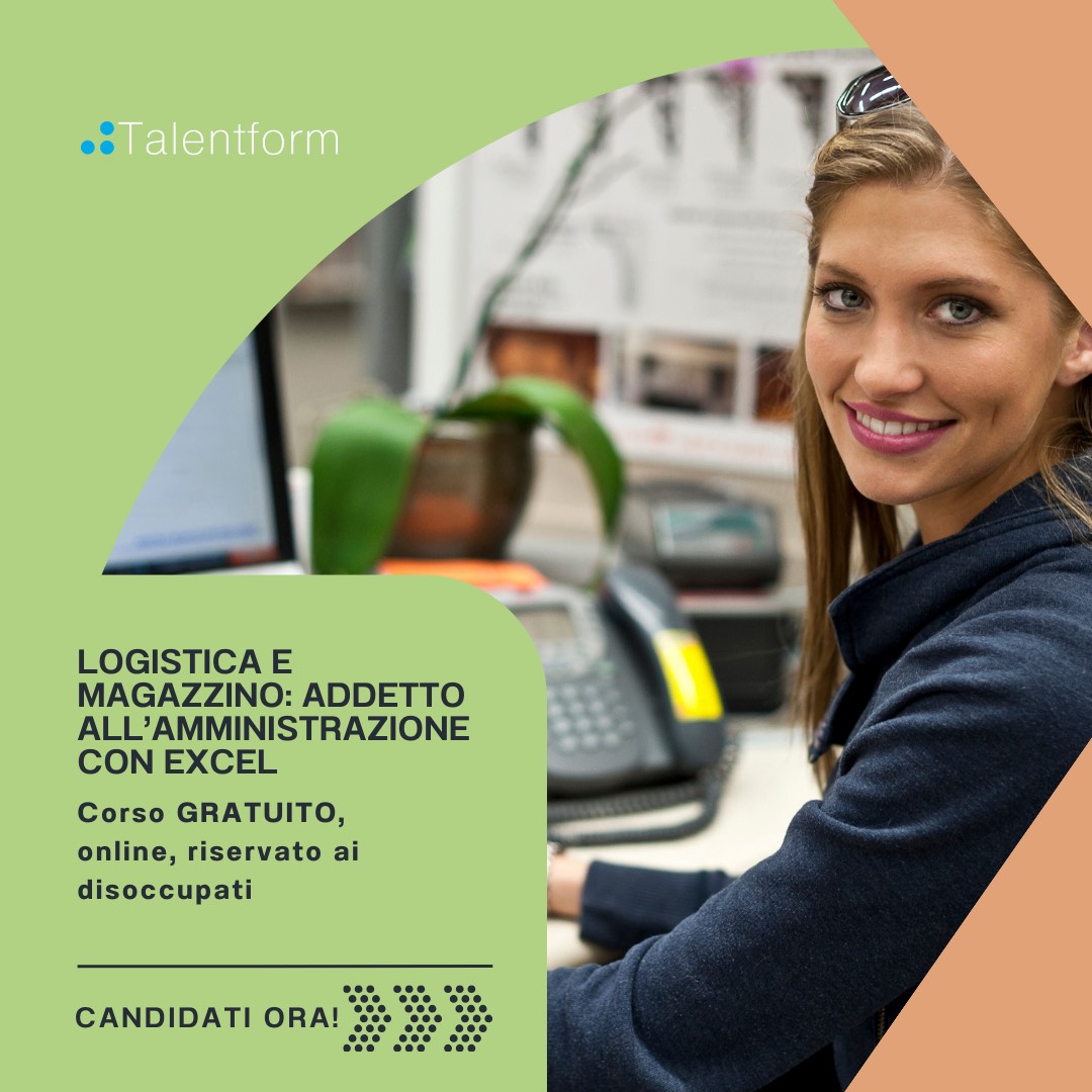 Logistica e Magazzino Addetto allAmministrazione con Excel 2