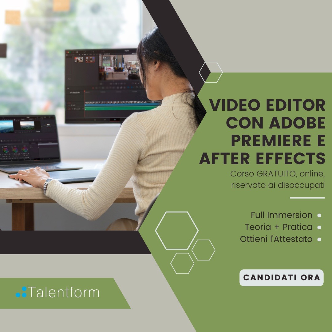 Video Editor con Adobe Premiere ed After Effects7