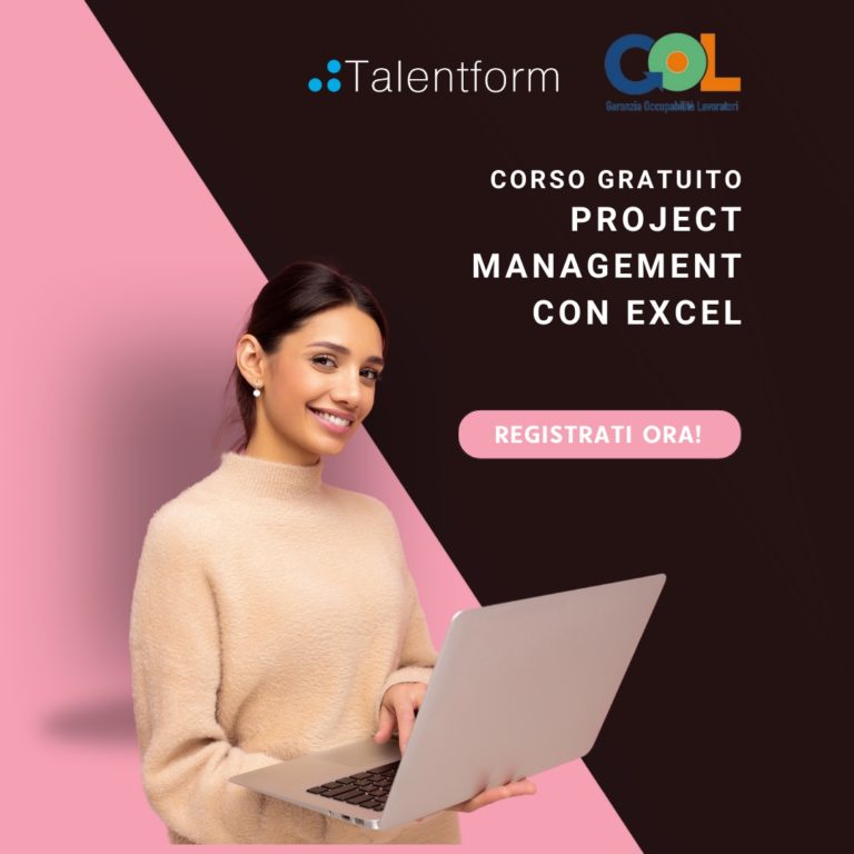 Project Management con Excel – Corso Gratuito, in presenza, a Roma 10 Project Management con Excel