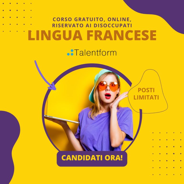 Lingua Francese (corso GRATUITO a distanza, in aula virtuale), edizione del 16 maggio 2024, frequenza pomeridiana 7 lingua francese 2