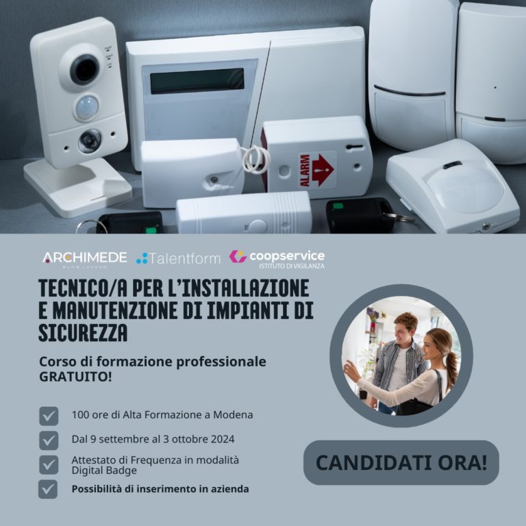 Innovation & Technology Academy: a Modena il nuovo progetto di Coopservice, Archimede e Talentform 15 6