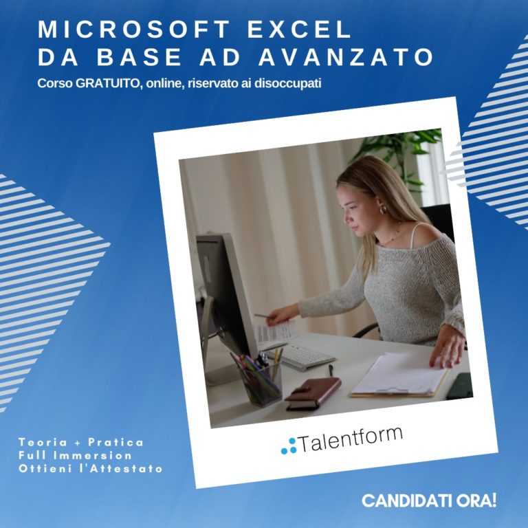 Excel da Base ad Avanzato (corso GRATUITO a distanza, in aula virtuale), edizione del 06 settembre 2024 36 excel da base ad avanzato 2024