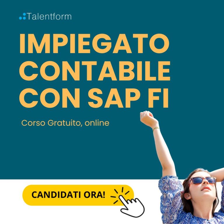 Impiegato Contabile con SAP FI (corso GRATUITO a distanza, in aula virtuale e in FAD), edizione del 3 ottobre 2024 49 Impiegato Contabile con SAP FI