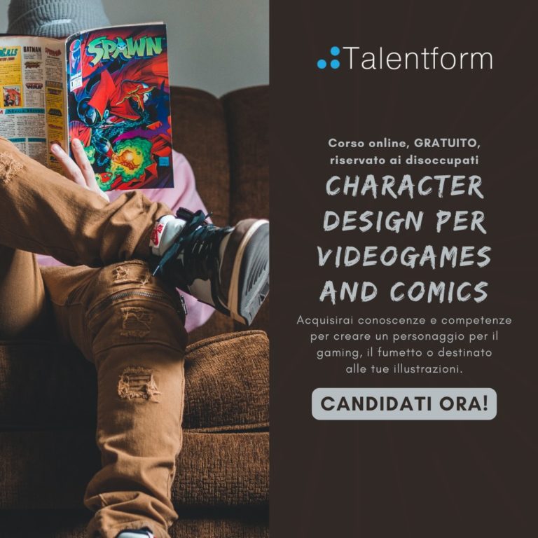 Character Designer: Creazione di Personaggi per Videogiochi e Fumetti (corso GRATUITO online, full time), edizione del 03 novembre 2025 1 Character Design videogames and comics5