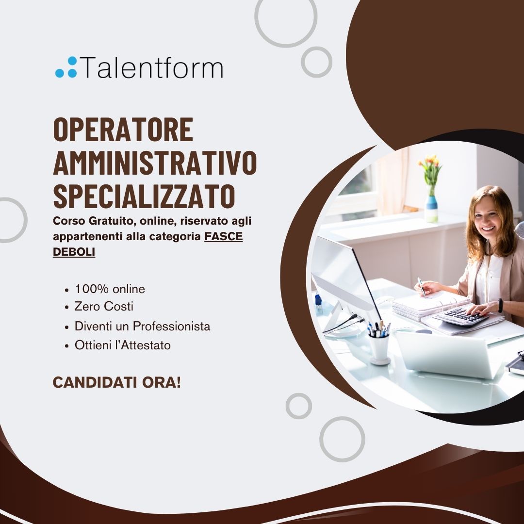 Operatore Amministrativo Specializzato 1