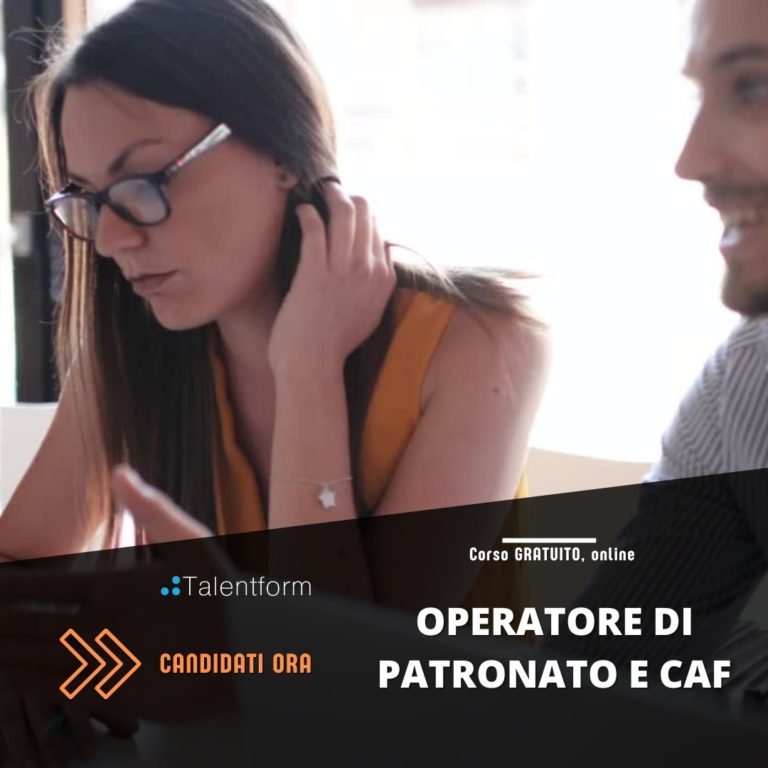 Operatore di Patronato e CAF (corso GRATUITO a distanza, in aula virtuale), edizione del 20 novembre 2024 35 Operatore di Patronato e CAF 2024
